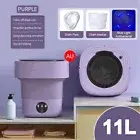 Portable Socks Underwear Mini Washing Machine Folding Tub Camping Travel Washer