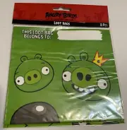 8 Pc New Angry Birds Space Theme Loot Favor Bags