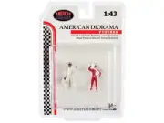 "Racing Legends" 2000's Set of 2 Diecast Figures for 1/43 Scale Models