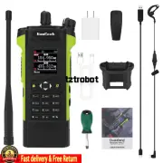 HAMGEEK APX-8000 12W VHF UHF Walkie Talkie Green w/ Programming Cable + Earphone