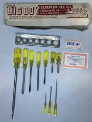 Vintage Oxwall Big Boy Screwdriver Set – 10pc USA Made – Unused w/ Original Box