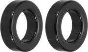 uxcell 2Pcs Toroid Core, 23x36x13mm Iron Ferrite Chokes Ring Power Toroidal Transformer to Stabilize Signal Transmission Resist Electromagnetic Interference, Black