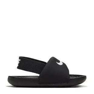 【NIKE】KAWA SLIDE TD 童鞋 小童 涼鞋 運動 休閒 黑-BV1094001