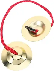 BESTonZON Toy Cymbals Kids Music Instrument Chinese Cymbals Bright Mini Maracas Safe Material Interactive Play