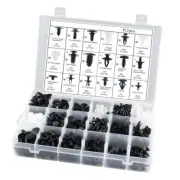 Plastic Rivets Fastener Fender Car Bumper Push Pin Clip Free Remover Tool 415PCS (for: Fiat)