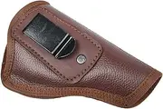 Hulara Leather IWB Holsters for Concealed Carry for Glock 42 Holster Fits 1911 Holster Taurus 738 Holster Right-Hand Men/Women Pistol Holster