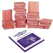 18 Pack 2.75" Cedar Blocks for Clothes Storage,Aromatic Cedar Balls Ring Hangers