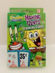 SpongeBob SquarePants Making Cents 36 Learning Cards