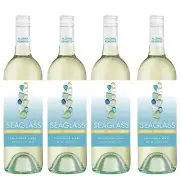 Seaglass Alcohol-Removed Sauvignon Blanc Crisp, Clean & Refreshing 750 ML 4 Pack