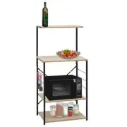 Kitchen Shelf Microwave Cabinet Holder Oven Storage Rack Stand Organiser 4 Tier