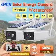Home Security Camera Outdoor Solar Powered Wireless Pan Tilt Spotlight