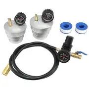 Charge Air Cooler CAC Boost Leak Tester 6061Aluminum End Caps with 3" 3.5" 4”...