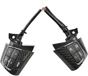 Premier Quality Steering Wheel Switches Buttons for Toyota Corolla/Wish/Altis OE Quality 84250-02230 8425002230 2010-2013 Push Button Switches(Carbon Fiber)