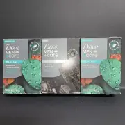 3 X Dove Men+Care 4-in-1 Plant Based Bar Soap Set Lot Relaxant & Exfoliate 5oz