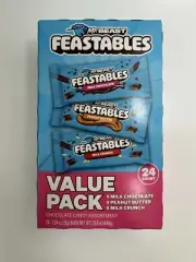 ✅NEW Mr Beast Feastables Value Pack Chocolate Candy Assortment 24 Bars