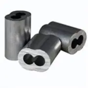 Aluminum Swage Sleeves for 5/16" Wire Rope Cable: 10, 25, 50 and 100 pcs