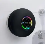 Waterproof Bluetooth Wireless Shower Speaker Bathroom Speaker LED Light Portable