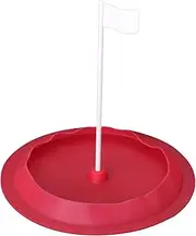 Tadill Golf Putting Cup, Golf Training Aid with Flag, Silicone Golf Hole Cup, Golf Accessories for Beginners Indoor Garden