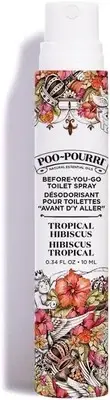 Poo-Pourri Before-You-Go Toilet Spray, Tropical Hibiscus, Travel Size 10 mL - Hi