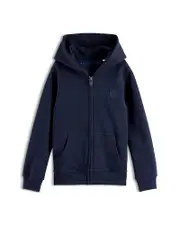 Scotch & Soda Boys' Core Regular Fit Logo Badge Zip Up Hoodie - Little Kid, Big Kid