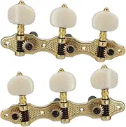 Justivana Classical Guitar Tuning Peg Acoustic Guitar Tuners 1:18 Tuning Key 3 Left 3 Right Guitars Knobs Parts Accessories