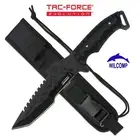 TAC-FORCE EVALUATION TFE-FIX008-BK Tanto Fixed Blade Knife