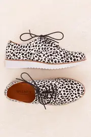 Mila Pony Lace Up Flat--WAL-MILA