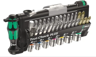 NEW 056490 Tool-Check Plus Bit Ratchet Set with Sockets - Metric