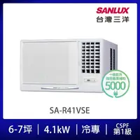 在飛比找momo購物網優惠-【SANLUX 台灣三洋】6-7坪變頻VSE系列右吹冷專窗型