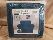 New Easy Going Teal Oversized Chair Stretch Slipcover DHS1831 Machine Washable