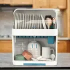 Drain Rack Container Multi-scenario Large-capacity Tableware Storage Box for