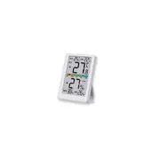 Sansai LCD Digital Thermometer & Humidity Monitor 7x10cm (White)