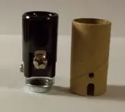 1 1/2" TALL CANDELABRA BASE SOCKET WITH HICKEY E12 30710J