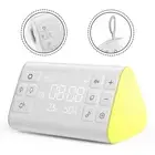Compact White Noise Device with Alarm Feature and Adjustable Night Lights