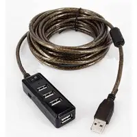 在飛比找蝦皮購物優惠-Usb 2.0 公對母延長線 5 米帶集線器 5m 10m