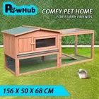 PawHub Rabbit Hutch Chicken Coop Guinea Pig Ferret Quail Cage Hen Run Outdoor D2