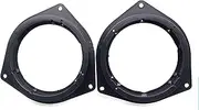 2pcs Plastic Black Mounting Spacer Adaptor Ring 6.5" Car Speaker Spacers Adapter for Toyota Corolla