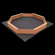 Kids Sand Pit Large Octagonal Wooden Sandpit