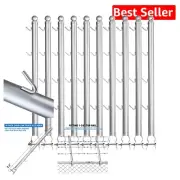 25" Barbed Wire Arm Extensions for Chain Link Fences, 10 Pack - Easy Install