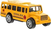 LRXIYODE Alloy Car Small Bus for Pull Back Bus Model Little Model Pull Back Car
