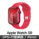 Apple Watch S9 GPS LTE 45mm 紅鋁紅運動錶帶-S/M(MRYE3TA/A)