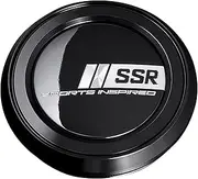 SSR B-Type SL PARTS240BL-4 Aluminum Racing Cap (Black Anodized), Set of 4