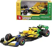 F1 McLAREN MCL38 2024 Monaco GP Livrea Senna 30th Anniversary - Formula 1 - Oscar Piastri 81 - Scale 1:43 12 cm - Bburago 18-38214-P