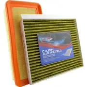 Engine & Carbon Cabin Air Filter Combo Set for Hyundai Accent 2008-2011 L4 1.6L (for: Hyundai)