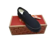 Vans Unisex UA Classic Slip-On Shoes - Black/Black, Women's 6.5 / Men's 5.0