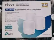TP-Link - Deco AX5400 Pro Dual-Band Wi-Fi 6 Mesh Wi-Fi System (3-Pack) White