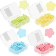Pack Mini Hand Soap Sheets Scented Soap Flakes for Travel Hotel Store Public Toilet Odorless Easy to Carry Random