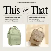 Kids Baby Nappy Changing Bag Mummy Backpack Baby Diaper Bag Travel Waterproof
