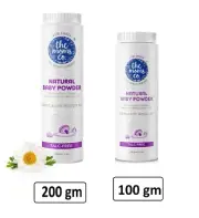 The Moms Co. Talc Free Natural Baby Powder with Chamomile Oil, Calendula Oil