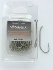 Youvella Open Eye Gang Chemically Sharpened 30 pack Bent Eye Gang Hook